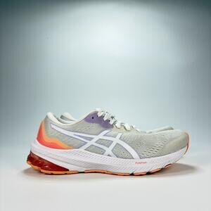 ASICS GT-1000 11 Light Gray Running Shoes Sneakers Lace Up 1012B197 Women's Sz 8